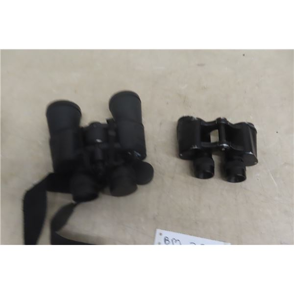 New Zoom Binoculars 10-30 x50 and Vintage Japanese Fuji 8x30 Binoculars