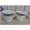 Image 3 : Set of Four Old Town Blue Coffee Mugs 141B