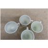 Image 4 : Set of Four Old Town Blue Coffee Mugs 141B
