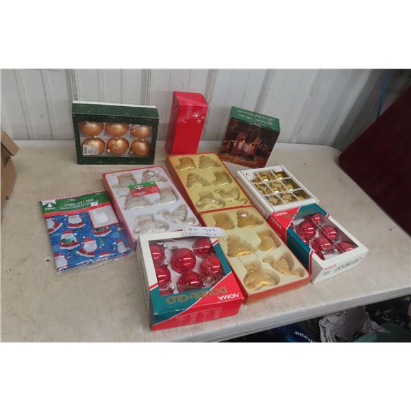 Christmas Ball Decorations and Other Misc
