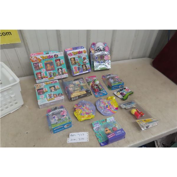 Bin of New Toy Selection (13 Individually Packaged)