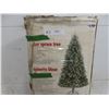 Image 1 : Seven-Foot Spruce Christmas Tree with Over 200 Lights and Extra Strand