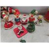 Image 7 : Christmas Décor Lot Including Candle Holder, Stuffed Bear, and More