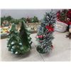 Image 11 : Vintage Christmas Décor Lot Including Candle Holder, Napkin Holder, Salt & Pepper Shakers, and