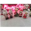 Image 5 : Vintage Christmas Décor Lot Including Candle Holder, Napkin Holder, Salt & Pepper Shakers, and