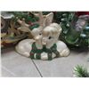 Image 6 : Vintage Christmas Décor Lot Including Candle Holder, Napkin Holder, Salt & Pepper Shakers, and