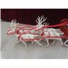 Image 3 : Vintage Christmas Décor Lot Including Santa and Reindeer Figures, Deer Family, and Unused Christmas