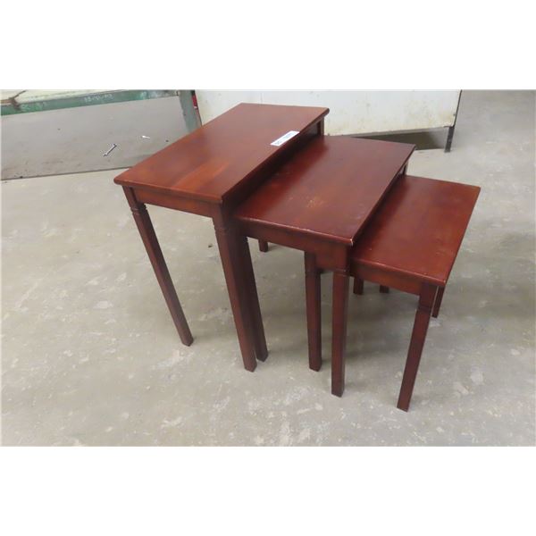 Three Piece Nesting Stand (Biggest 20" x 20" x 10 1/2")