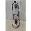 Image 1 : Hanging Aladdin Coal Oil Lamp with Bracket and Four Coal Oil Lamps (Two Matching Sets)