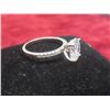 Image 3 : 3.00 CT GRA Certified Oval Cut Moissanite Stone VVS D Color With 18 Round Brilliant Cut Cubic