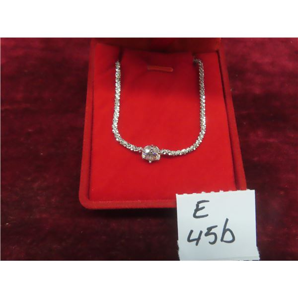 1.00 CT GRA Certified Round Brilliant Cut Moissanite Stone VVS D Color Set in 6 Claw Head Set in