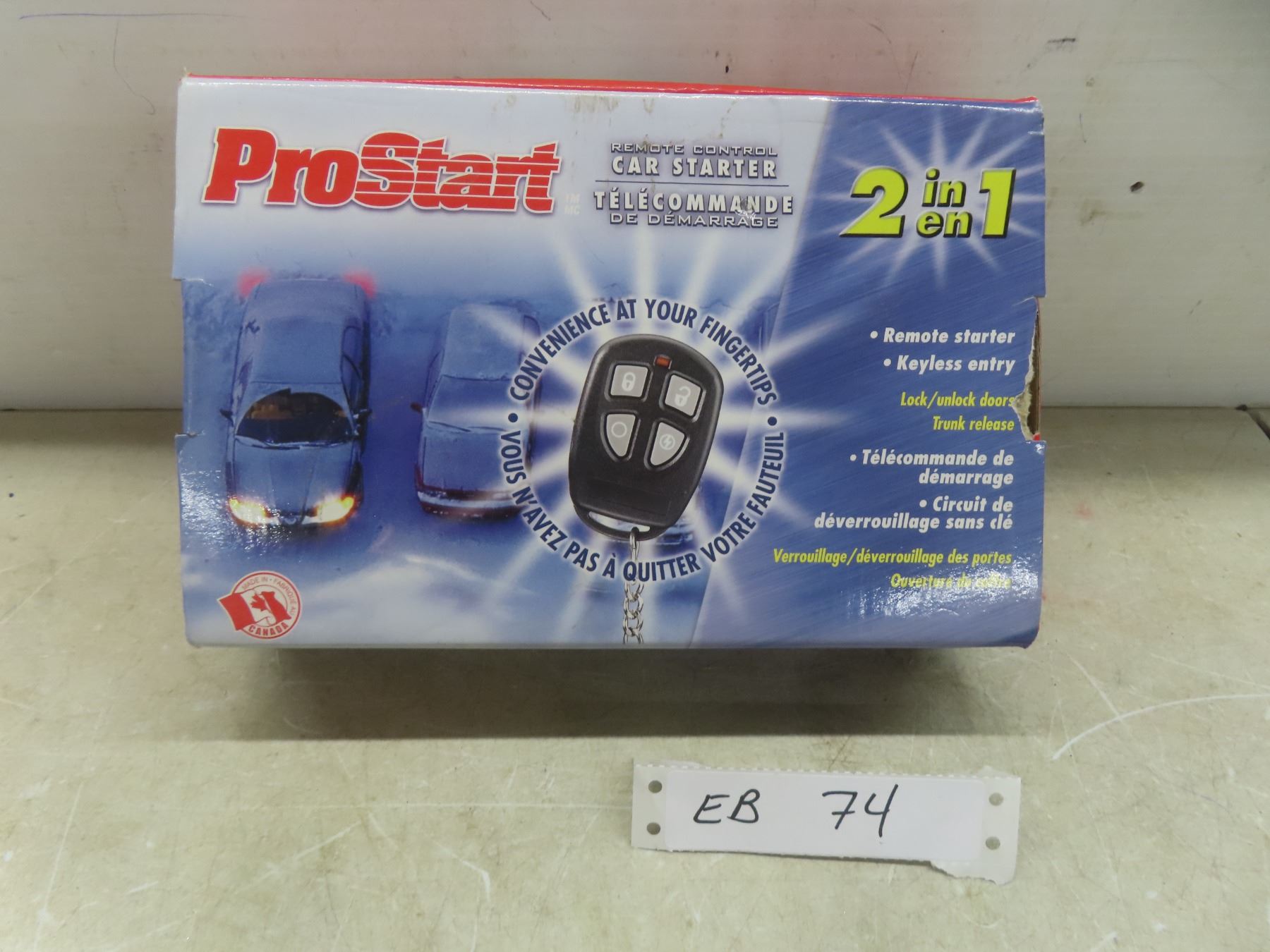 Prostart Remote Battery ProStart Remote Control Car Starter (New)