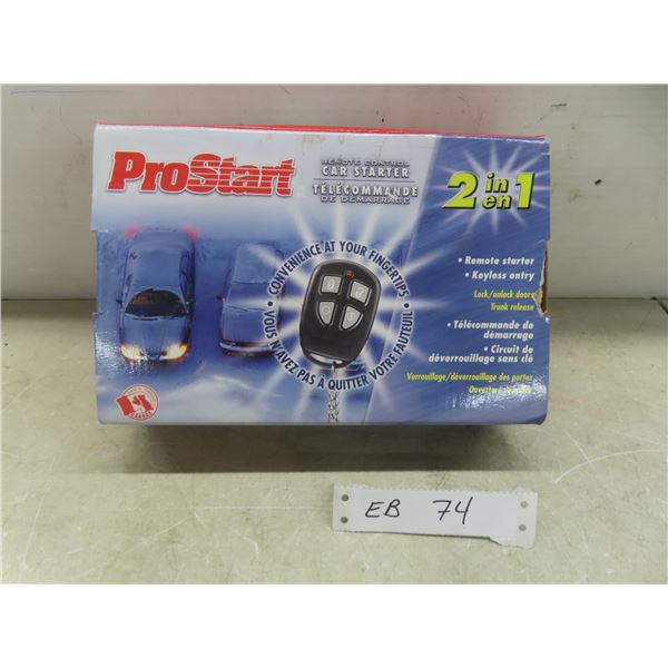 ProStart Remote Control Car Starter (New)