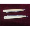 Image 10 : Two Vintage Straight Razors with Case (Case Damaged)