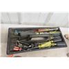 Image 3 : Tool Box Full of Screwdrivers, Allen Wrenches, Hack Saw, Caulking Gun, Saws, and Trowels