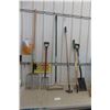 Image 1 : Six Hand Yard Tools: Two Shovels, Fork, Hoe, and More