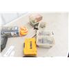 Image 7 : Wrench 7/8 Set, Power Stapler, Torpedo Laser Level, Moisture Meter, and Nailer