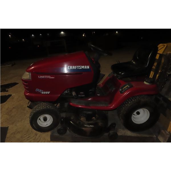 Craftsman DYT 4000 Riding Mower 18 1/2 HP 42" Cut with Bagger