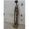 Image 1 : Unique Hand-Carved 57" Tall Sculpture for Holding CDs