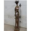 Image 2 : Unique Hand-Carved 57" Tall Sculpture for Holding CDs