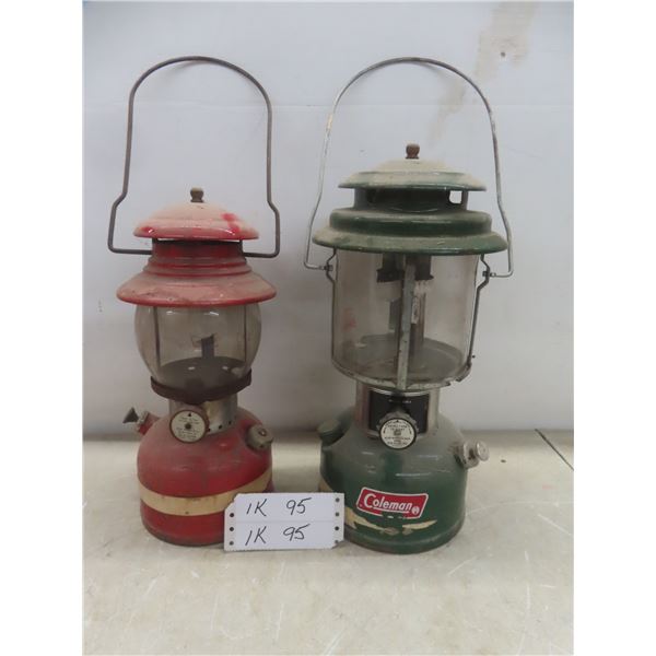 Two Coleman Lanterns (Models 200 and 220J)
