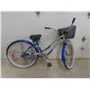 Image 1 : Vagabond Pedal Bike with Parcel Carrier and White Wood Trim (26" High)