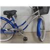 Image 4 : Vagabond Pedal Bike with Parcel Carrier and White Wood Trim (26" High)