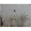 Image 6 : Three Wire-Framed Free-Standing Lighted Stars (49" High)