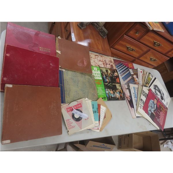 Variety of Records (33, 45, and 78 RPM)