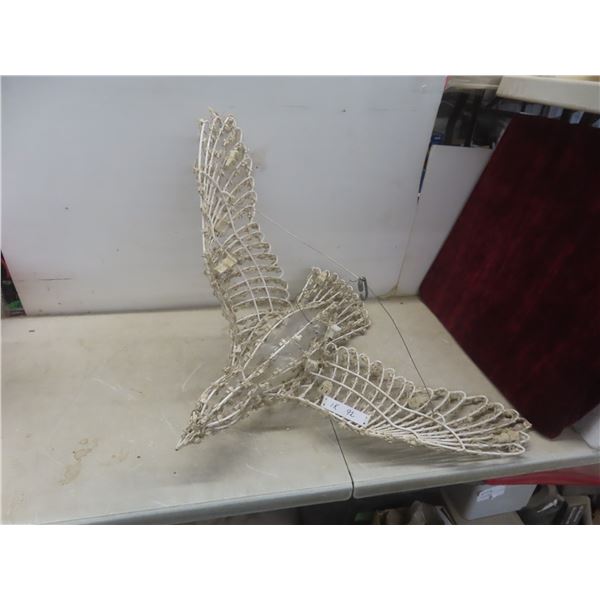 Hanging Lighted Bird Decoration (Approx. 43" × 33")