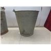 Image 11 : Silverwood Creamer Jug and Large Galvanized Pail