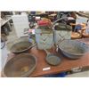 Image 1 : Two U.S. Metal Gas Containers, Two Vintage Colanders, and More