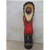 Image 4 : Carved Indigenous Statue (58" Tall) – Some Damage