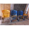 Image 1 : Four Stadium Chairs (One Complete, Three Missing Hardware)