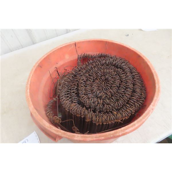 Vintage Roll of 6" Rebar Tie Wire