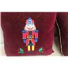 Image 3 : Pair of New Nutcracker-Themed Accent Pillows with Embroidered Motif and New Christmas