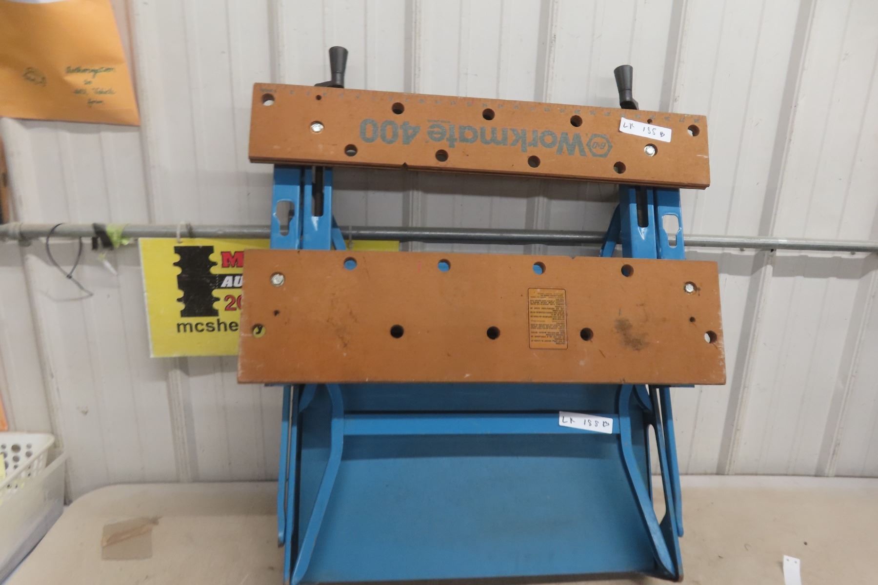 Workmate Bench Routerhsack Large Vintage Black & Decker Blue Folding Workmate 400 Bench