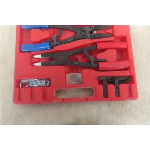 10 1/2" Heavy Duty Replaceable Tip Circlip Plier Set