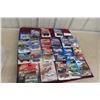 Image 1 : Twenty-One Die Cast Cars 1/64 Scale in Packages: Hot Wheels, Matchbox, and Johnny Lightning