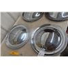 Image 2 : Four 15" Chrome Moon Hubcaps