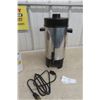 Image 1 : Large Aluminum Coffee Maker with Power Cord