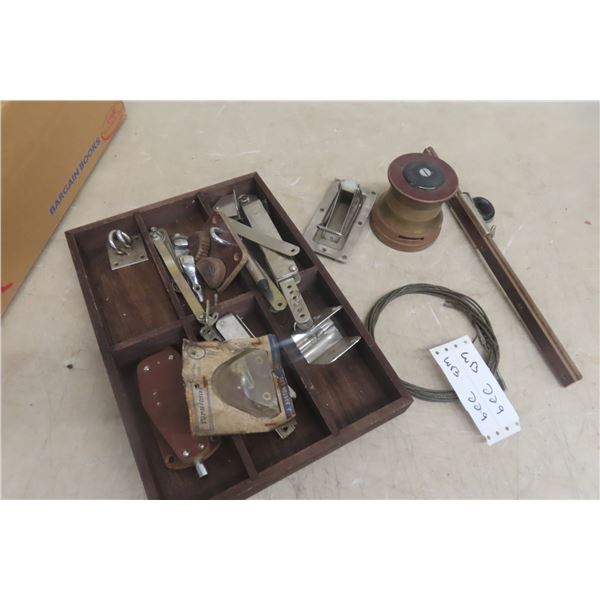 Vintage Marine Sailing Pulleys and Hardware