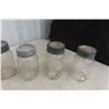Image 2 : Antique Glass Fruit Jars with Lids