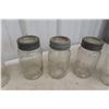 Image 3 : Antique Glass Fruit Jars with Lids