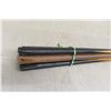 Image 3 : Five Antique Wooden Billiard Pool Cues from Old Pool Hall