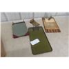 Image 1 : Five Antique Clipboards Including Brass Western Trust Co. Clipboard