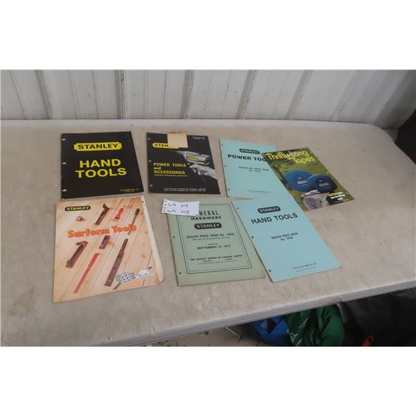 Seven Vintage Stanley Hand Tools Catalogs (1970, 1972, 1973)