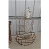 Image 2 : 2 x Antique Hanging Iron Wall Planter (Largest 18" × 28")