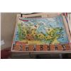 Image 7 : Fourteen Laminated 1980s Educational Posters Including Charter of Rights and Canada Map