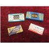 Image 9 : Ten Vintage Safety Razors with Blades, Hair Clipper, Brush, and Matchbook Covers